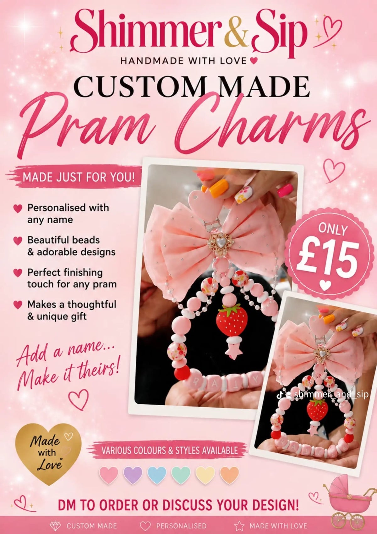 Custom Made Pram Charms