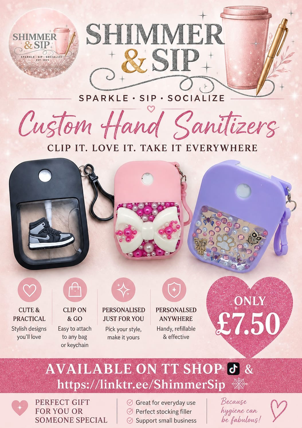 ✨Hand Sanitizer - Custom Made On TikTok Live✨