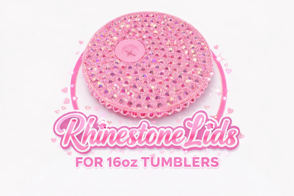 ✨Rhinestone Lids For 16oz Snowglobes✨